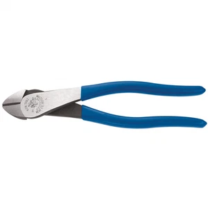 Klein Tools PLIERS DIAGONAL CUTTERS HIGH LEVERAGE ANGLE HEAD - Picture 1 of 2