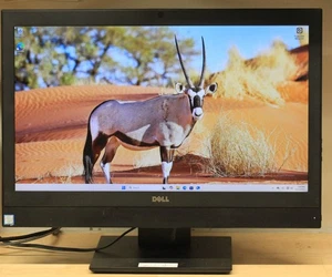 OptiPlex 7440 AIO 23": i7-6700 @ 3.4GHz, 16GB RAM 256G NVMe, Win 11 Pro *Scratch - Picture 1 of 7