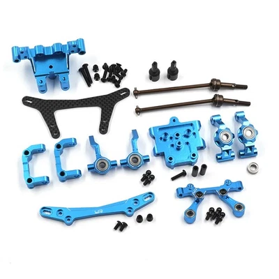 NEW Yeah Racing TADT-S01BU Aluminum Essential Conversion Kit for Tamiya DT-04 - Image 1 of 4