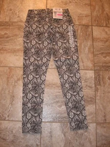 NEW NWT Seven7 Tummyless High Rise Skinny Neutral Snake Print 4 - Bild 1 von 5
