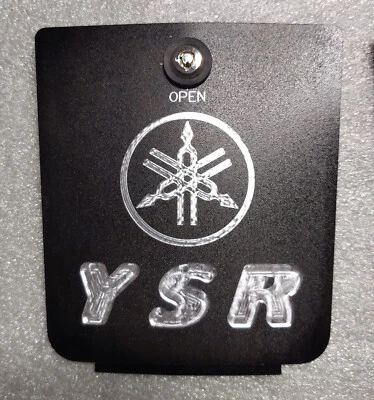 Cubierta de batería YSR azul aluminio YSR50 YSR80 Foto 1 de 2