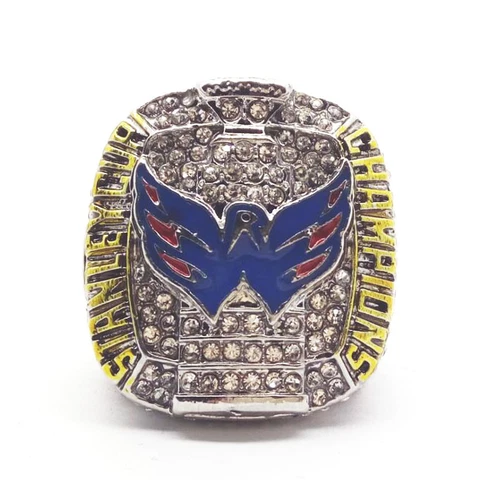 2018 Washington Capitals NHL Stanley Cup Championship ring SZ 9 W/DISPLAY BOX Cover