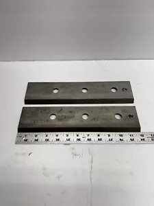Vermeer 12 Inch Brush Chipper Knives Blades Set Of 2 - Picture 1 of 7