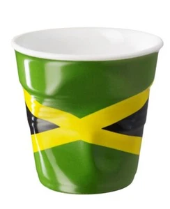 Taza plegable taza de café espresso taza de moca taza Ristretto 0,08 bandera Jamaica Revol - Imagen 1 de 1