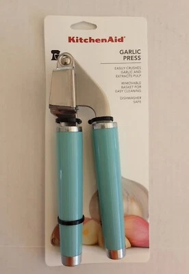 KitchenAid Garlic Press (Aqua Sky) KE132OHAQA (NEW) - Image 1 of 4