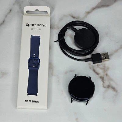 Samsung Galaxy Watch Active 2 SM-R835U 40mm Stainless Steel Case with Sport Band - Image 1 of 4