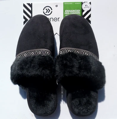 Isotoner Woodlands Ladies Slipper Size XL 9.5-10 NEW attached hang card    MF - Image 1 of 4