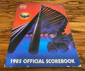 1985 Houston Astros Program Official Astrodome vs Mets 7/14/85 Gooden Strawberry - Picture 1 of 6