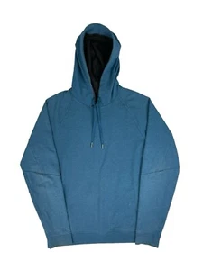 Lululemon City Sweat Hoodie Mens Size Large Navy Blue Pullover Running Workout - Picture 1 of 7