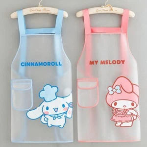 Transparent waterproof apron for household kitchen, waterproof and oil resistant - Picture 1 of 9