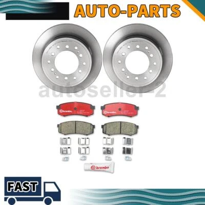 适用于丰田 4Runner 2003 2009 布雷博后盘式制动垫套装盘式制动转子 — 第 1/4 张图片