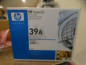 Neu Original HP 39A (Q1339A) Schwarz Toner Druck Laserjet Patrone 4300 OEM - Bild 1 von 7