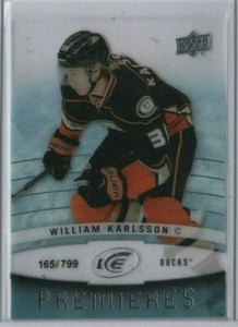 WILLIAM KARLSSON 2014-15 Upper Deck Ice ROOKIE 165/799