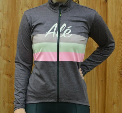 Chaqueta de bicicleta Ale Classic vintage para mujer cálida invierno viento elástico ciruela Foto 1 de 3