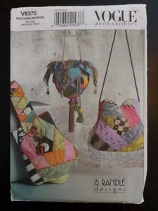 Vogue V8375 Handbags Pattern One Size - Imagen 1 de 2