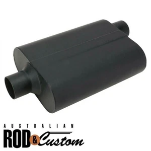 2.5 Inch Welded Chamber Steel Perfomance Muffler Offset Inlet/Centre Outlet 2.5" - Bild 1 von 4