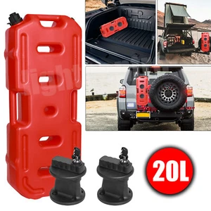 20L Fuel Can Pack Oil Storage Gas Fuel Tank Container Fit for Jeep RZR UTV ATV - Picture 1 of 14