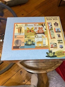 NEW Jenn Ski Baby Keepsake Box - New Seasons- Alphabet/Animals - Picture 1 of 5