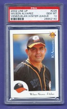 2002 Line up Venezuelan Baseball card WILSON ALVAREZ PSA 10 ! A PERFECT CARD !