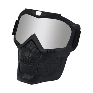 Motorcycle Goggles with Removable Face Mask - Dirt Bike ATV Motocross Eyewear... - Picture 1 of 7