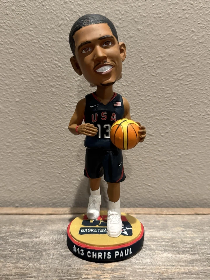 CHRIS PAUL NEW ORLEANS HORNETS  OLYMPIC CHAMPION BOBBLEHEAD - NO BOX - Image 1 of 1