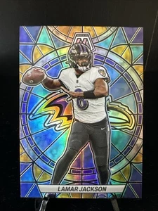 2023 Panini Mosaic - Lamar Jackson Stained Glass #SG-6 Case Hit SSP - Picture 1 of 2