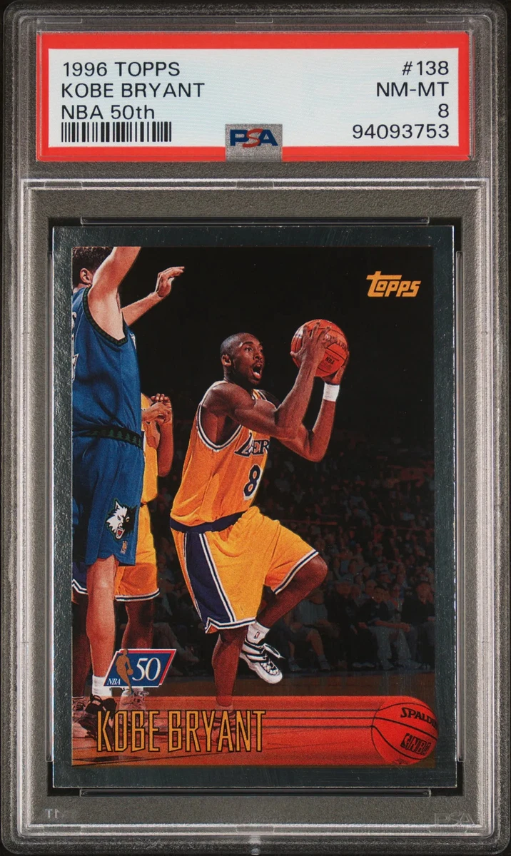 Topps Kobe Bryant 8 Graded Basketball Sports Trading Cards