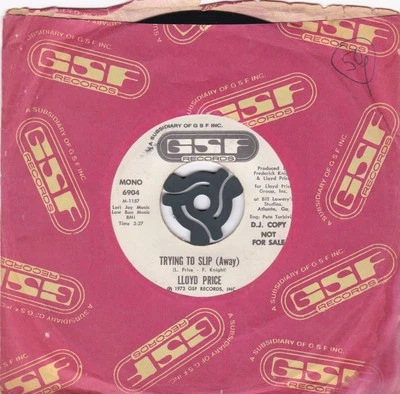 Lloyd Price – Trying To Slip (Away) - 7" single - Mono/Stereo Promo - Image 1 of 2