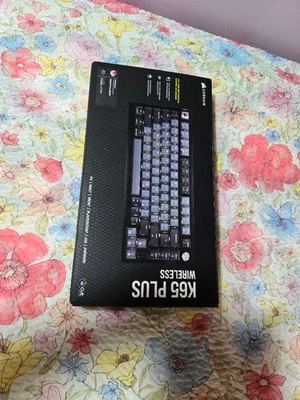 K65 PLUS Wireless Keyboard Black Compact Design Reliable Connection Used - Image 1 of 3