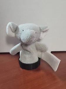 Carters Elefant grau Plüsch Fingerpuppe Spielzeug - Bild 1 von 4