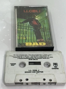 LL COOL J Cassette Tape 80s Rap Hip Hop BIGGER AND DEFFER BAD I NEED LOVE - Picture 1 of 7