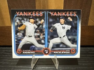 Actualización Topps 2024 #US163 Clayton Andrews Josh Maciejewski RC New York Yankees - Imagen 1 de 2
