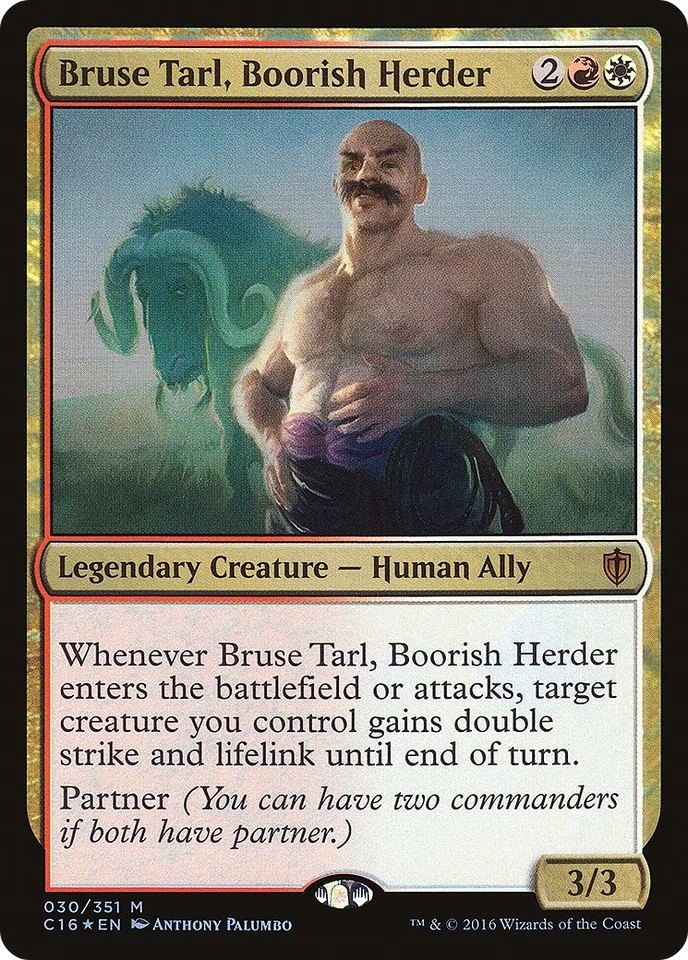 Bruse Tarl, Boorish Herder #30 (Foil) (MP) Commander 2016 C16 Magic MTG - Image 1 of 1