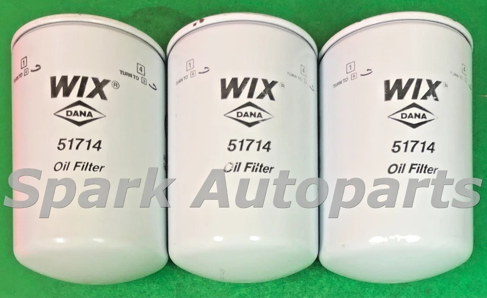 Lot of 3 Engine Oil Filter WIX 51714 - Изображение 1 из 3