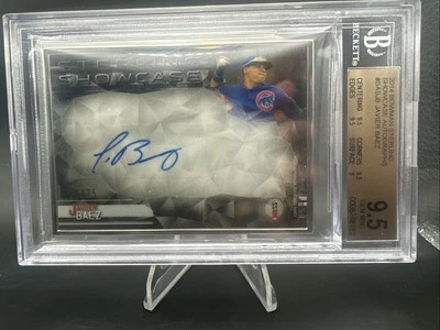 Autógrafos Bowman Sterling Showcase 2014 Javier Báez BGS 9,5 RC gema automática/25 Foto 1 de 4