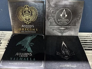 Assassins Creed Valhalla Orgins Unity CD Soundtrack Official Bundle FREE POSTAGE - Picture 1 of 6