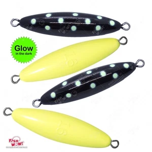 Torpedo vertical de hundimiento rápido de atún rojo brillante Eddie Bomb 450 g 4 piezas 2 colores 16z - Imagen 1 de 9