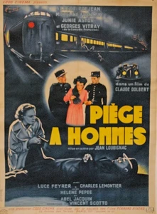 PIEGE à HOMMES- 1949 /LOUBIGNAC /FRANCOIS -ENTOILEE /ON LINEN- 120 x 160 cm - Bild 1 von 2