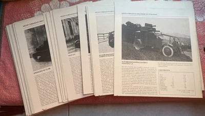 N 55 SCHEDE MEZZI CORAZZATI ESERCITO ITALIANO 1915 1975 Clipper Mezzi Corazzati - Immagine 1 di 2