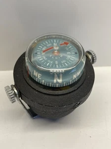 Vintage Elgin Aqua Meter Boot Kompass Armaturenbrett Auto Maritim Roseland NJ USA - Bild 1 von 8