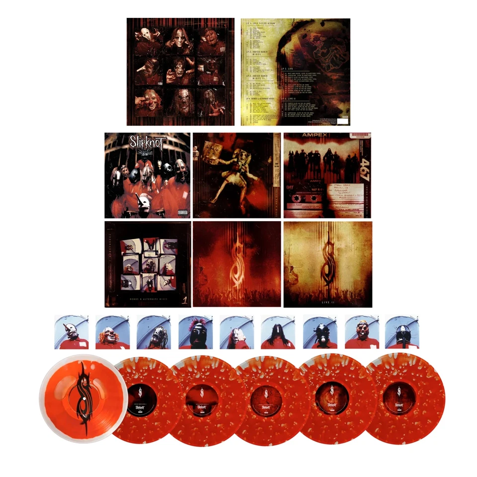 Slipknot 6LP 25th Anniversary Blood Filled Box Set Vinyl LP LE 100 NEW IN HAND - Image 1 of 1