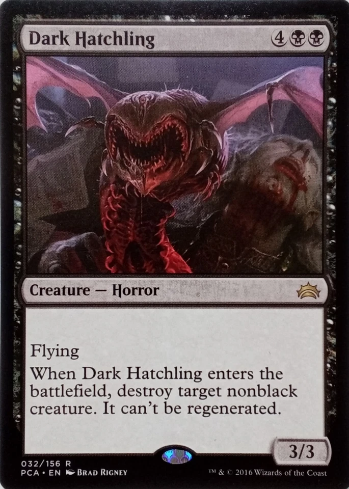 032/156 DARK HATCHLING RARE PLANECHASE ANTHOLOGY MTG CARD - Image 1 of 1