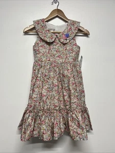 Puppy & Julie Dress Girl’s Size 10 Floral Collared - Picture 1 of 5