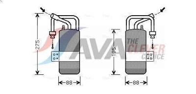 Secadora, aire acondicionado refrigeración AVA FDD386 para FORD FUSION (JU_) 1.6 2004-2012 - Imagen 1 de 4