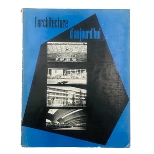 L'architecture d'aujourd'hui n. 62 1955 Polonia Cosenza Olivetti Pozzuoli - Foto 1 di 2