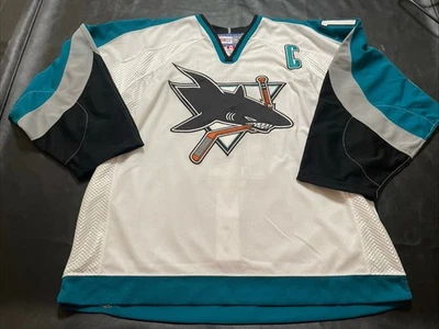 San Jose Sharks Patrick Marleau CCM Jersey 56 MIC Canada Authentic Fight strap - Image 1 of 4