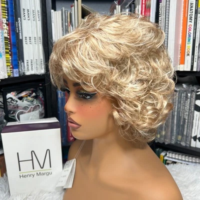 PELUCA HENRY MARGU KAYLA 2351 / 14H RUBIO OSCURO CON REFLEJOS RUBIOS TRIGO CLARO Foto 1 de 4