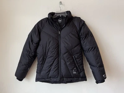 Abrigo chaqueta acolchada negra mediana Sierra Designs DriZone 750 para mujer Foto 1 de 4