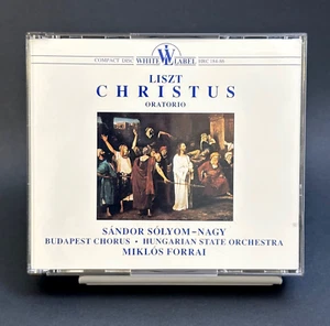 Liszt CHRISTUS Forrai [Hungaraton White Label 3 CD Box Set] NM VERY RARE - Picture 1 of 3