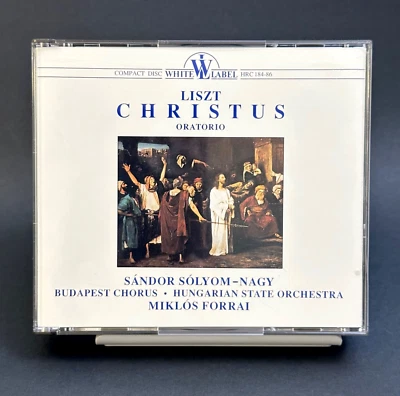 Liszt CHRISTUS Forrai [Hungaraton White Label 3 CD Box Set] NM VERY RARE - Image 1 of 3